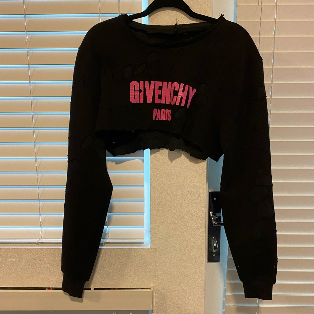 Givenchy crop top reconstructed